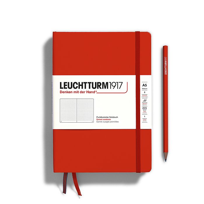 CAIET A5 PUNCTAT COPERTA RIGIDA ROSU INCHIS LEUCHTTURM CAIET A5 PUNCTAT COPERTA RIGIDA ROSU INCHIS LEUCHTTURM